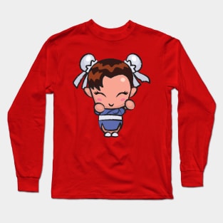 Street Fighter Babies: Chun Li Long Sleeve T-Shirt